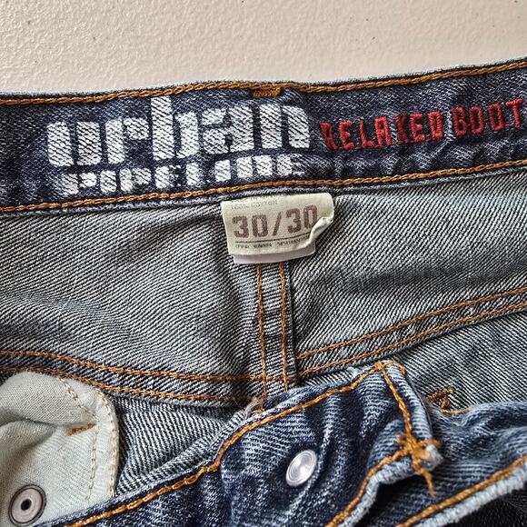 Urban Pipeline Relaxed Boot Jeans Men's 30 x 28 (tag 30 x 30) Blue Medium Wash - Picture 4 of 16